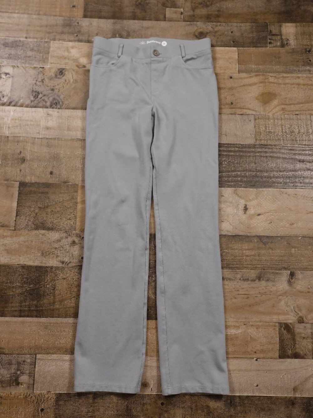 Betabrand Dress Pant Yoga Pants Women’s Medium Gray Straight Leg Career